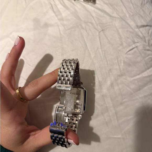 Michele Deco Stainless Diamond Watch - Picture 10 of 16